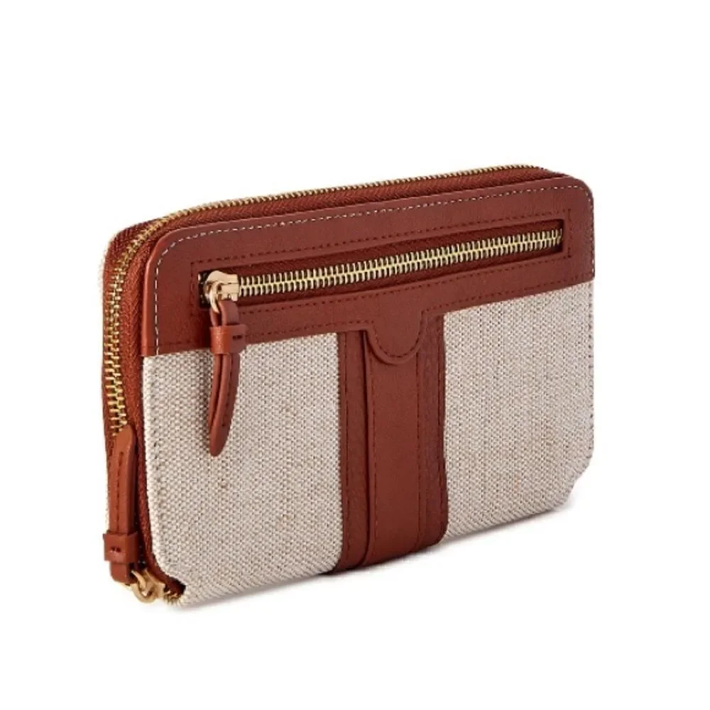 Women’s Freda Zip Around Wallet Bag Purse - Picture 4 of 5